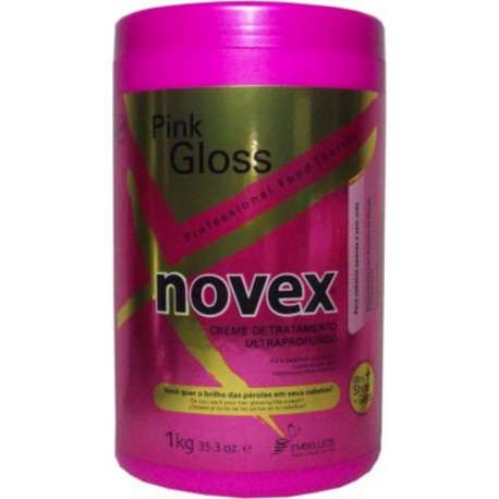 Embelleze Novex Pink Gloss Extra Deep Hair Care Cream 35oz(For dull hair and lifeless)