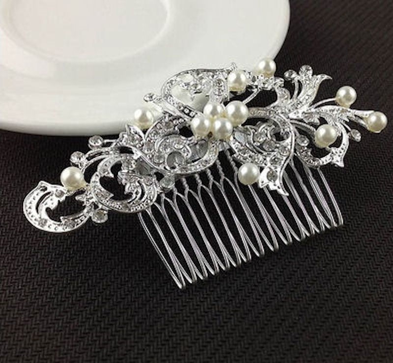 Hair Comb Pins Flower Bridal Hair Accessories - Just Beauty Products, Inc.