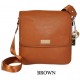 DIDA NY Style 95658 Men's Messenger Brown
