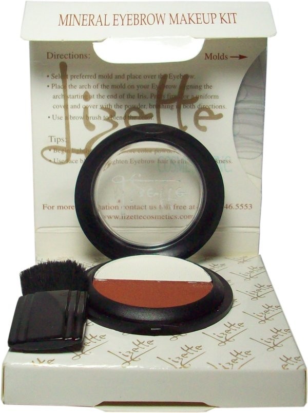 Lizette Half Moon Eyebrow Makeup Kit (Highlither Mineral Powder) - Just Beauty Inc.