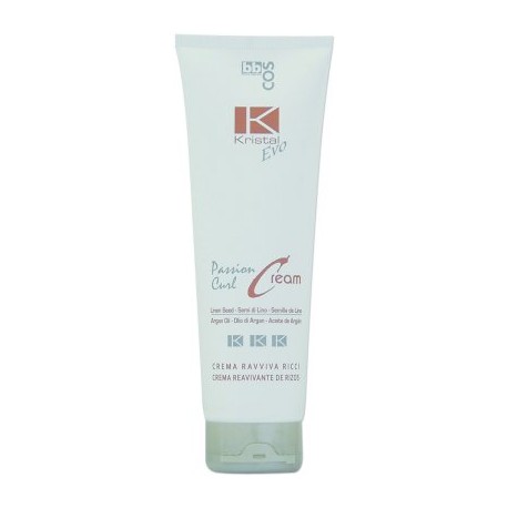 BBCOS Kristal Evo Passion Crema Reavivante de Rizos 250ml/8.45oz (Semilla De Linod-Aceite De Argan)