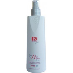 BBCOS Kristal Evo Power Fix Hair Spray No Gas Extra Fuerte 300ml/10.14oz (Semilla De Lino- Aceite De Oil)