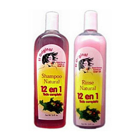 12 in 1 Natural Shampoo and Conditioner 16oz- by Greit 'Oll
