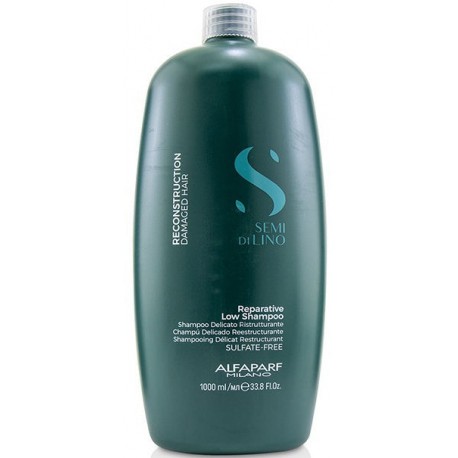 Alfaparf Semi Di Lino Champú Delicado Reestructurante Cabello Dañado 1000ml/33.8oz