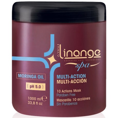 Linange Spa Mascarilla 10 Acciones Aceite de Moringa 1000ml/33.8oz