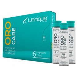 Unnique Oro Care Anti-Aging Hair Repair Treatment (6 Bottles of 15 ml)
