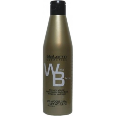 Salerm Champú Para Cabello Blanco 8.4 Oz. 250 ml.