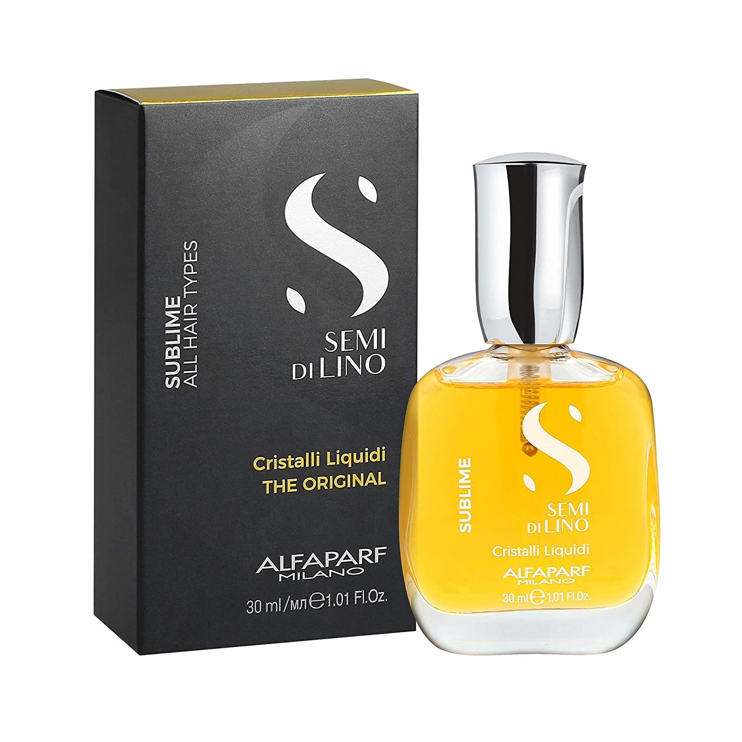 Alfaparf Semi Di Lino Sublime Cristalli Liquidi Instant Brightening Serum  30ml/1.01oz - Just Beauty Products, Inc.