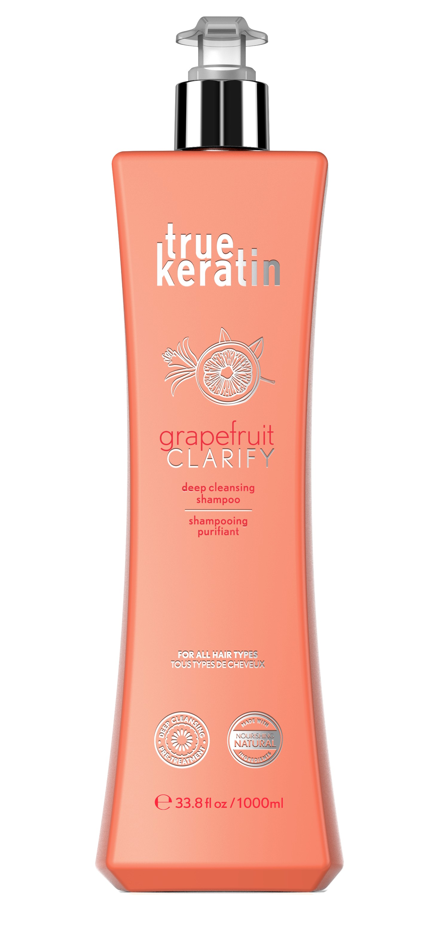True Keratin Grapefruit Shampoo 32 oz. - Just Beauty Products, Inc.