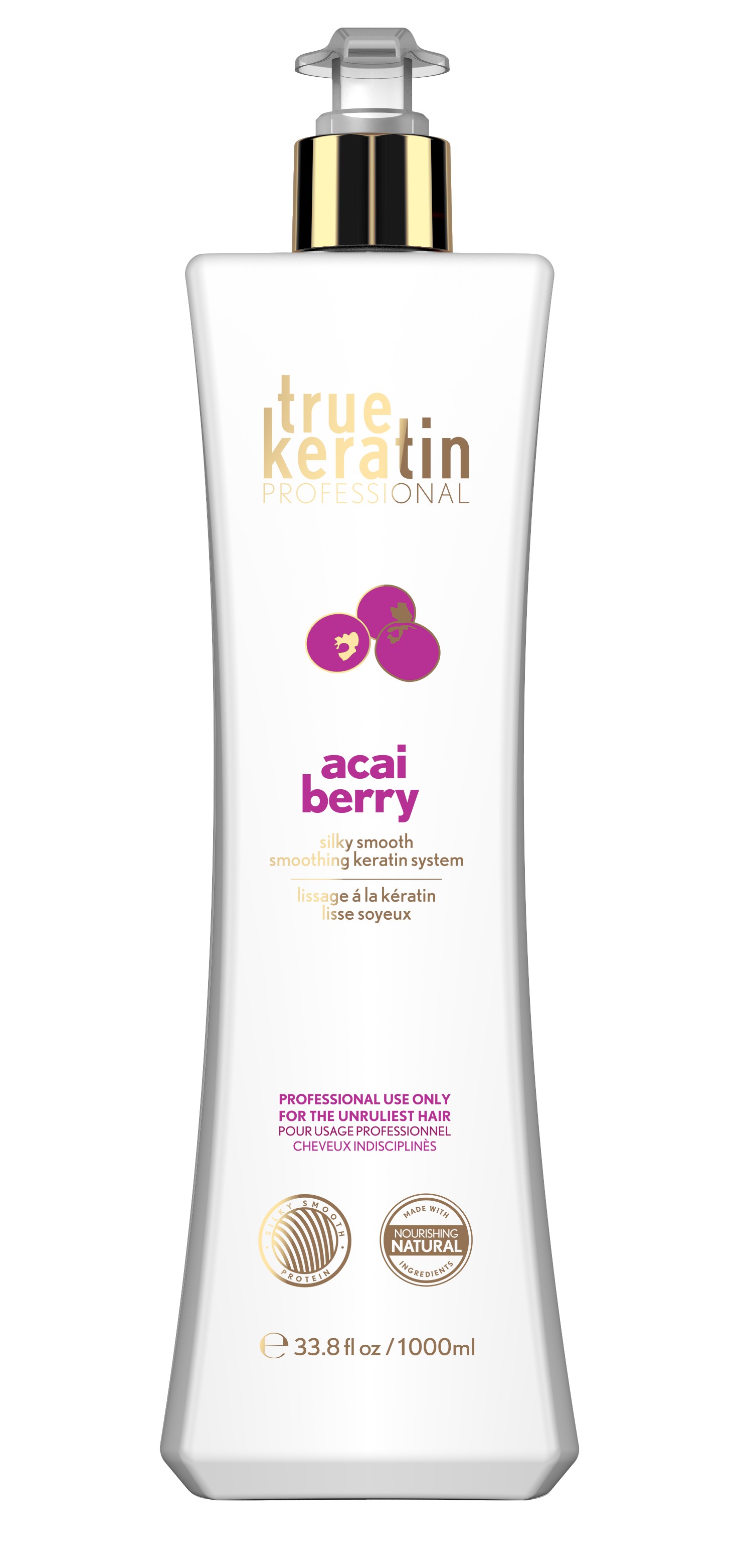 True Keratin Acai Berry Smoothing Keratin Treatment 32oz - Just Beauty  Products, Inc.