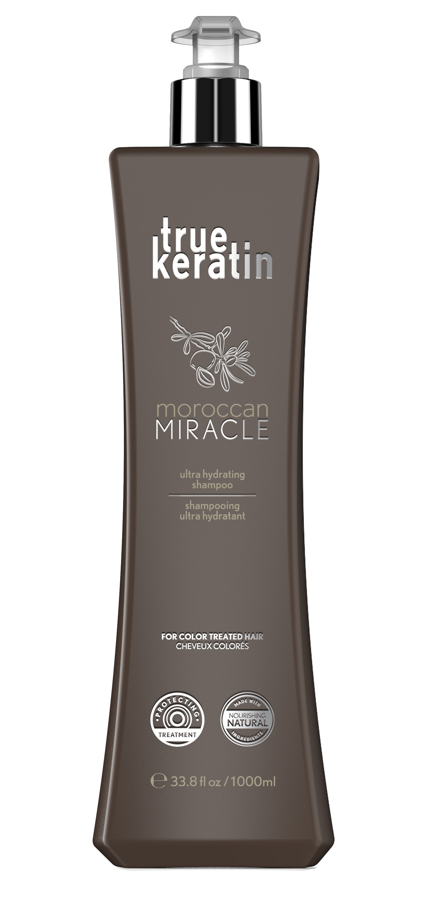 True keratin Moroccan Miracle Shampoo 1000ml/33.8oz - Just Beauty