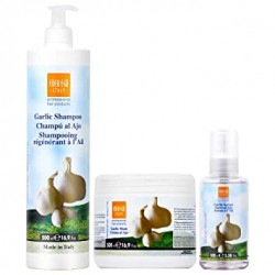 Ever Ego Garlic Set 500Ml (Shampoo 500ml + Mask 500 ML + Serum 100 ml)