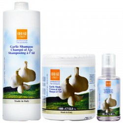 Ever Ego Garlic Set 1000Ml (Shampoo 1000ml + Mask 1000 ML + Serum 100 ml)