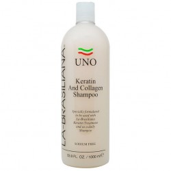 La-Brasiliana UNO Keratin And Collagen Shampoo 1000 ml/33.8 Oz