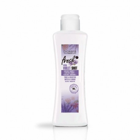 Salerm Biokera Fresh Violet Shot Shampoo 300ml/ 10.8Oz