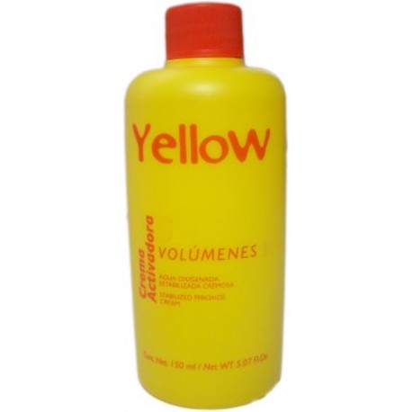 Yellow Agua Oxigenada Estabilizada Cremosa 150 ml./5.07 oz.