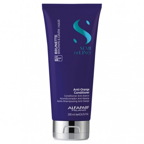 Alfaparf Semi Di Lino Brunette Anti-Orange Conditioner 200 ml/ 6.76 oz