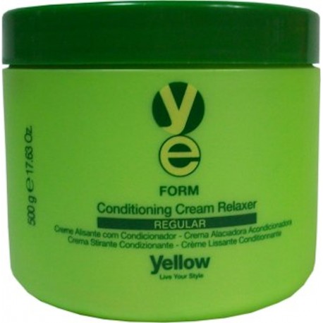 Yellow Form Conditioning Cream Relaxer REGULAR 500g /17.63oz