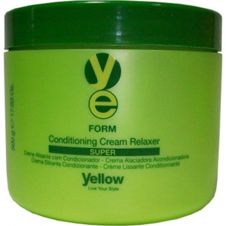 Yellow Form Conditioning Cream Relaxer SUPER 500g /17.63oz
