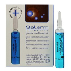 Salerm Essential Conditioning Oil With Silk Protein Phials (0.44 Fl. Oz. x 24)