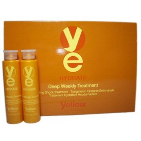 Yellow Hydrate Deep Weekly Treatment (6 vials of 0.43 Fl. Oz.)