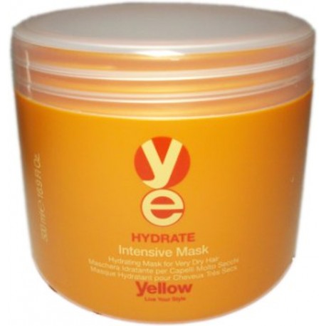 Yellow Hydrate Intensive Mask 16.9 Oz./500 ml. (For very dry hair)
