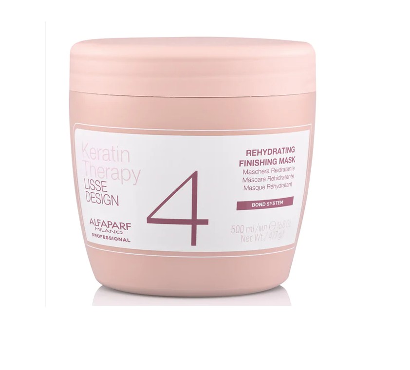 Alfaparf Lisse Design Keratin Therapy Step 4: Rehydrating Mask 500ml/17.63oz  - Just Beauty Products, Inc.