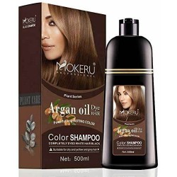 Mokeru Argan Oil Hair Dye Shampoo 500ml