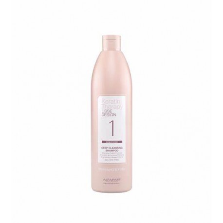 Alfaparf Lisse Design Keratin Therapy Step 1: Deep Cleansing Shampoo 500ml/16.91oz