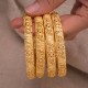 24K Gold Plated Ladies Cuff Bangle Hand Jewelry Bridal Luxury Ethnic Style Cuff Bangle Ladies Urban Fashion Bangle(1)