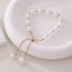 Elegant Faux Pearls Beaded Bracelet