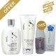 Alfaparf SDL Diamond Illuminating Low Shampoo and Conditioner+ Serum, Normal Hair