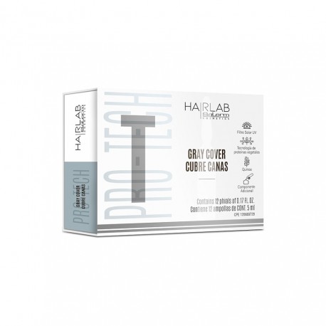 Salerm Technique Gray Cover (0.17 Fl. Oz. x 12 Vials)(For resistant gray covering)