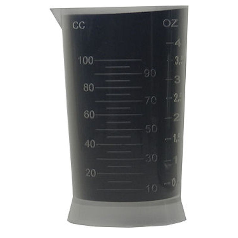 Transparent Plastic Measuring Cup (0-100 CC and 0-4 oz) - Just Beauty  Products, Inc.