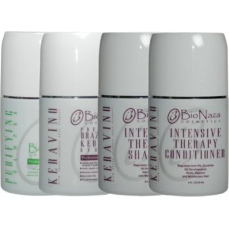 Bio Naza KeraVino Group 8 oz (1)Purifying 1)Keravino Keratin 1)Shampoo 1)Conditioner