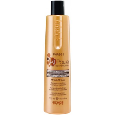 Echosline Ki-Power Keratinic Shampoo Molecular Reconstruction 350ml/11.83oz (Phase 1)