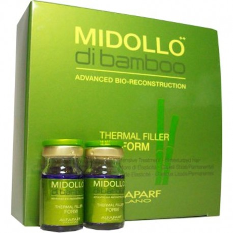 Alfaparf Midollo Di Bamboo Thermal Filler FORM (6 Vials 0.17 Oz. each) Purple