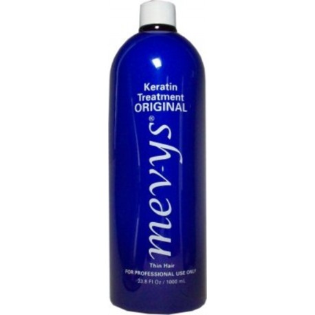 Mevys Tratamiento Alisante Queratina Original 33.8 oz (para cabello fino y rizos suaves)