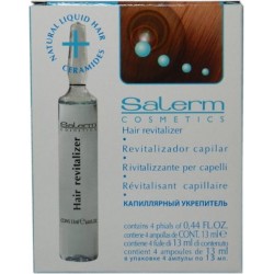 Salerm Hair Revitalizer 0.44 Fl. Oz x 4 Phials (Hair Loss)