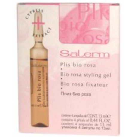 Salerm Bio Rosa Styling Gel Phials (0.44 Fl. Oz. x 4)