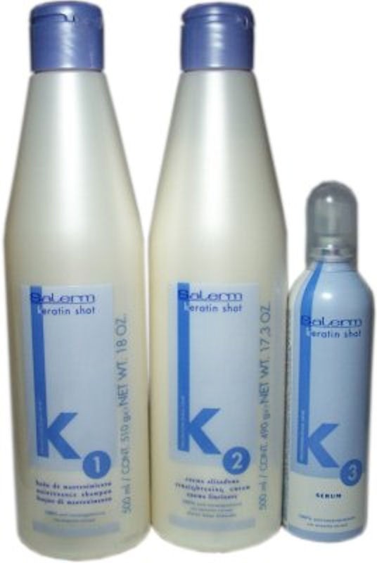 Keratin Shot Salerm Cosmetics Keratina Salerm Crema Alisadora Tratamiento  Salerm Keratina Salerm Cosmetics