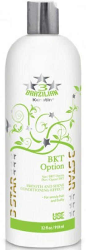 Three Star Keratin Treatment BKT Option 910 ml / 32 oz (For unruly hair and  bulky) - Just Beauty Products, Inc.