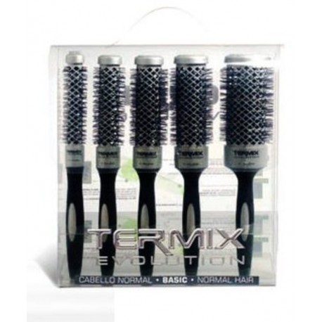 Termix Evolution Basic Case of 5 Hair Brushes (17mm, 23mm, 28mm, 32mm and 43mm)