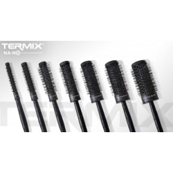 Termix Professional Na.no Bag: 7 Hairbrushes (12mm, 17 mm, 23 mm, 28 mm, 32 mm, 37 mm and 43 mm) (MLT-NA7)
