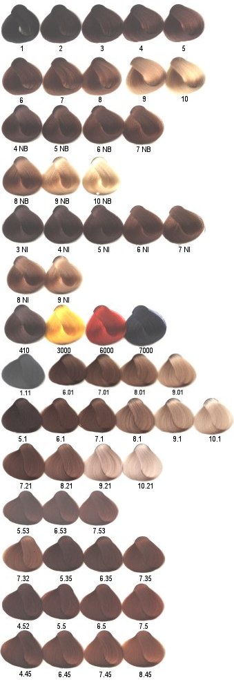 Alfaparf Evolution Of The Color - Color Chart